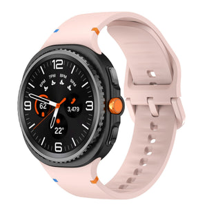 Samsung Galaxy Watch 8 - 44mm Silikonarmband (Rosa)