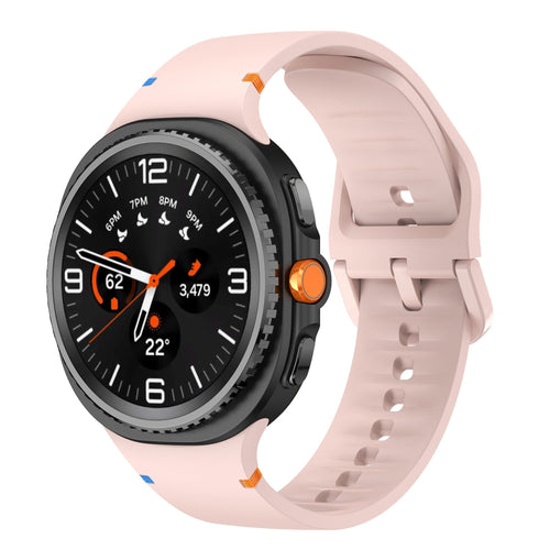 Samsung Galaxy Watch 8 - 44mm Silikonarmband (Rosa)
