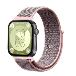 Huawei Watch Fit 3 Nylonarmband (Rosa Sand)
