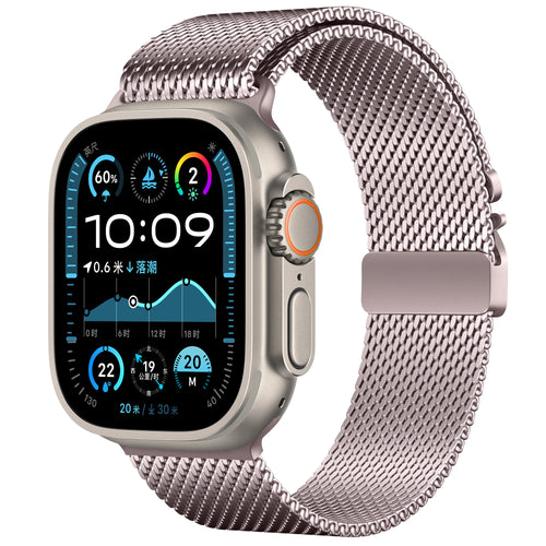 Apple Watch Ultra Modern Milanese Strap (Pink)