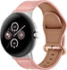 Google Pixel Watch 4 - 41mm Leder Schnallenarmband (Rosa)