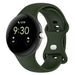 Google Pixel Watch 3 - 45mm Classic Silikonarmband (Dunkelgrün)