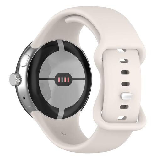 Google Pixel Watch 3 - 41mm Classic Silicone Strap (Off White)