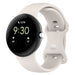 Google Pixel Watch 4 - 45mm Klassisches Silikonarmband (Sand Weiß)