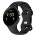 Google Pixel Watch 1/2 Classic Silikonarmband (Schwarz)