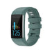 Polar A360 / A370 Silikonarmband (Grau/Grün)