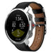Polar Grit X Lederarmband (glatt-Schwarz)