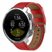 Polar Grit X Leather Strap (Red)