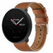 Polar Ignite 3 Lederarmband (glattes Braun)