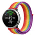 Polar Ignite Nylonarmband (Regenbogen)