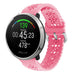 Polar Unite Silikonarmband mit Muster (Hellpink)