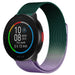 Polar Pacer Milanese-Armband (Lila/Grün)