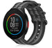 Polar Pacer Nylon Schnallenarmband (Schwarz/Grau)