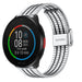 Polar Pacer Edelstahl-Armband (Silber/Schwarz)