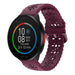 Polar Pacer Silikonarmband mit Muster (Weinrot)