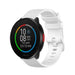 Polar Pacer Luxus-Silikonarmband (Weiß)