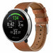 Polar Unite Lederarmband (glattes Braun)