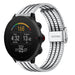 Polar Vantage M Edelstahl-Armband (Silber/Schwarz)