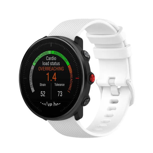 Polar Vantage V3 Luxuriöses Silikonarmband (Weiß)