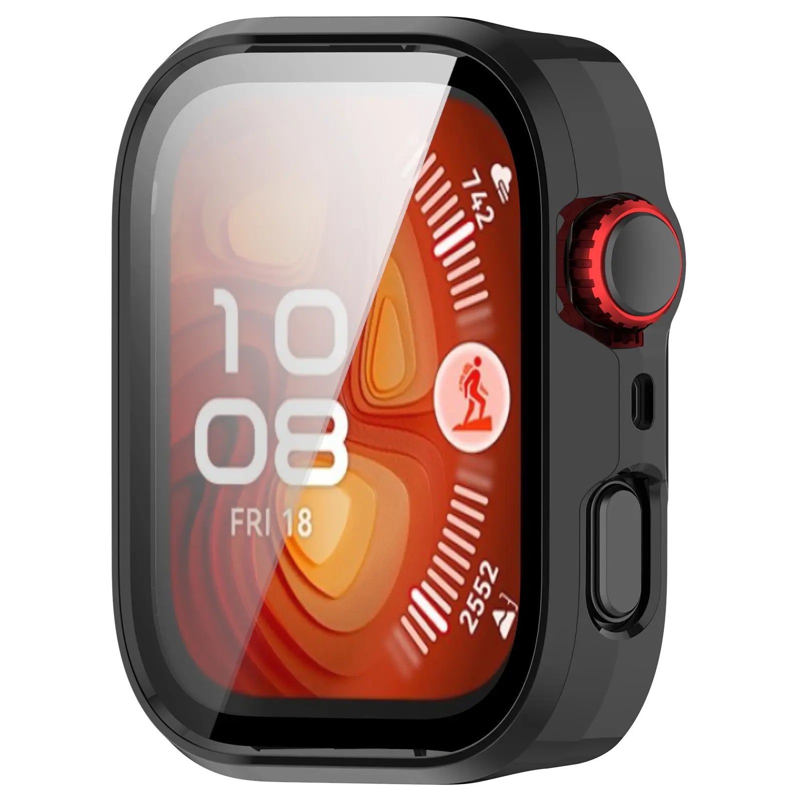Huawei Watch Fit 5 Pro Hardcase mit Glas (Schwarz)