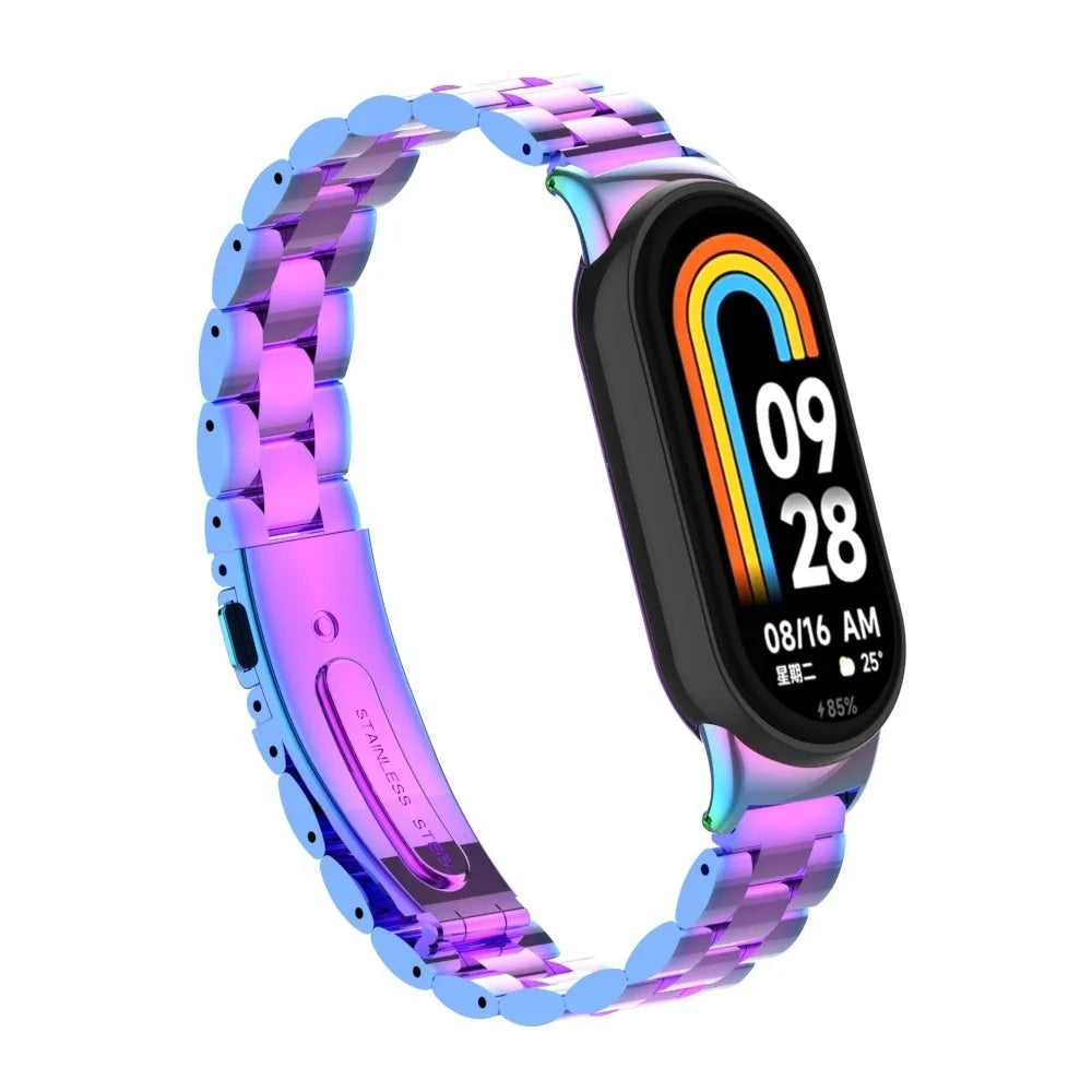 Steel Strap, on a watch, 3/4 front view