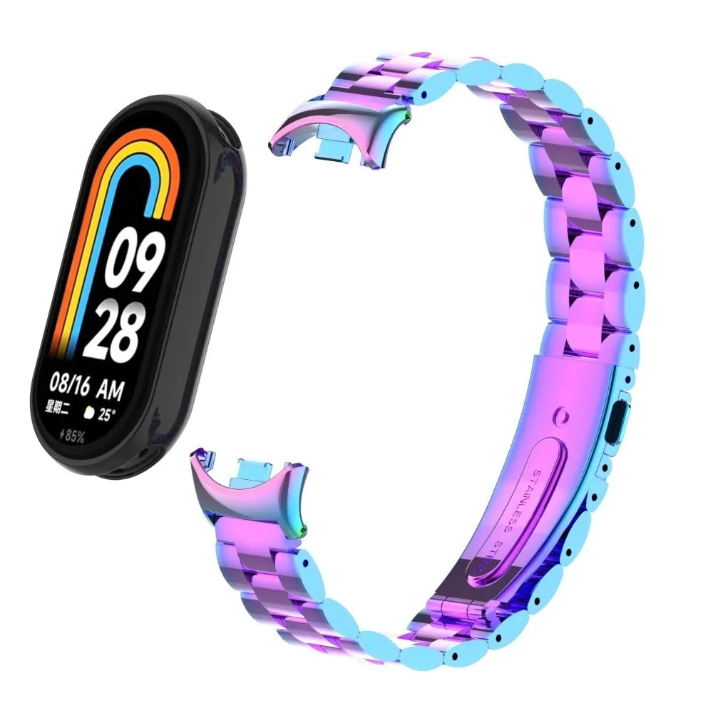 Steel Strap, on a watch, 3/4 front view