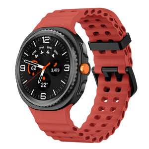 Samsung Galaxy Watch 8 - 40mm Ocean Armband (Rot)