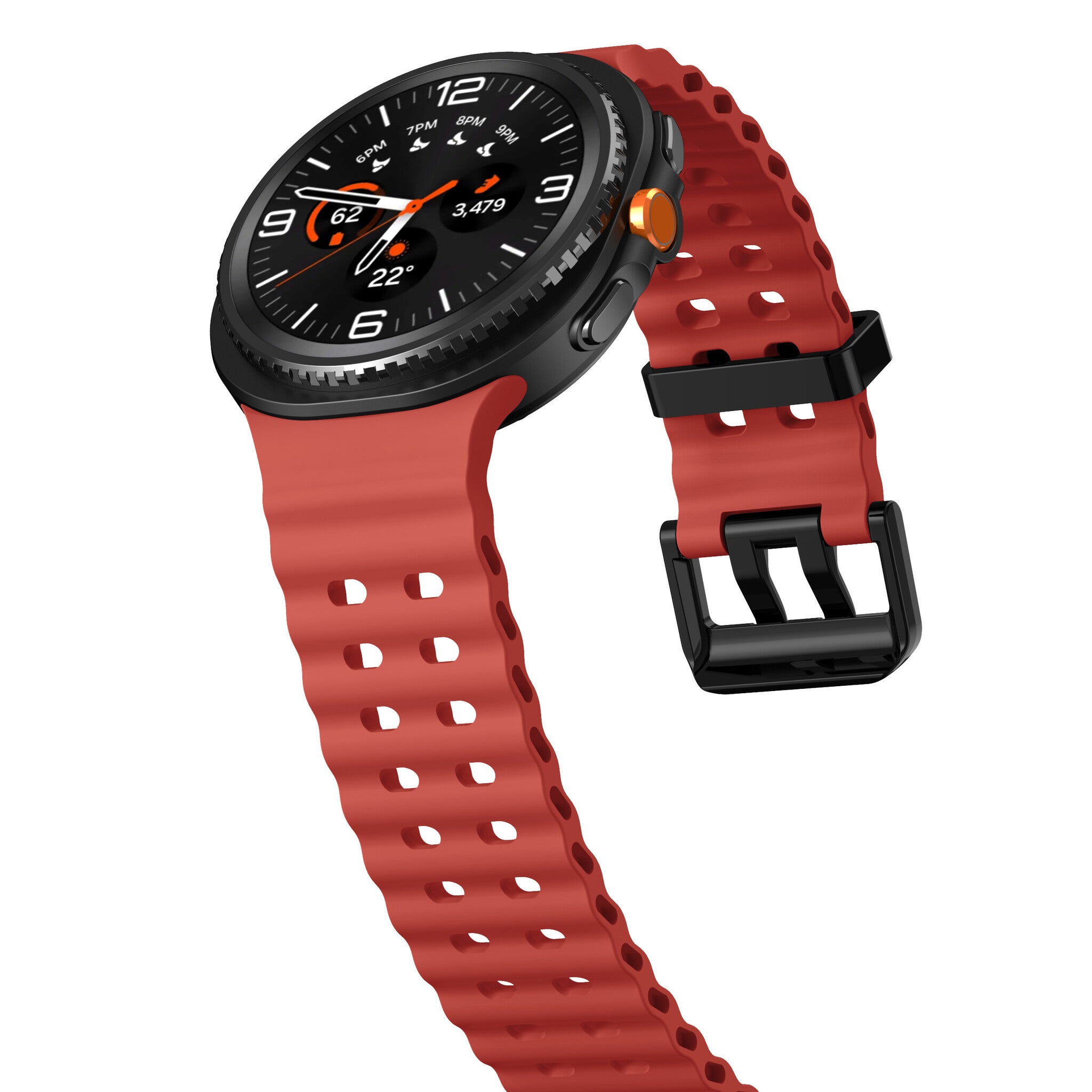 Samsung Galaxy Watch 8 Classic Ocean Armband (Rot)