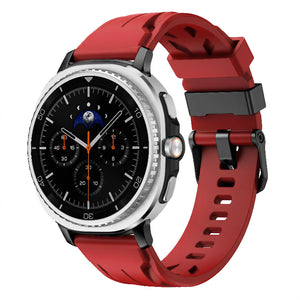 galaxy watch 8 race silicone band red