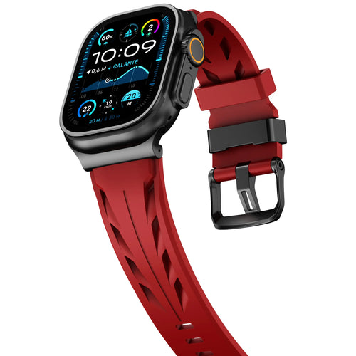 Apple Watch Race Silikonarmband (Rot)
