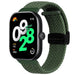 Xiaomi Smart Band 9 Pro gewebtes Band mit D-Schnalle (Grün)
