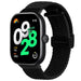 Redmi Watch 5 gewebtes Band mit D-Schnalle (Schwarz)