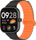 Redmi Watch 6 Magnetic Silicone Strap (Black/Orange)
