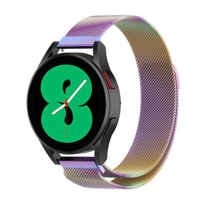 Milanese Strap, on a watch, 3/4 front view