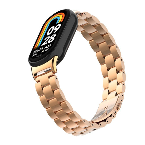 Xiaomi Smart Band 10 Stahlarmband (Roségold)