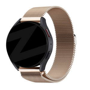 Bandz Garmin Approach S40 Milanese Loop Armband (Rosa)