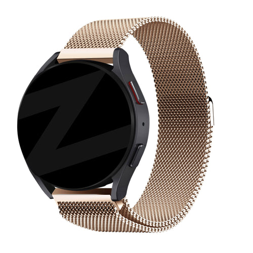 Bandz Garmin Approach S40 Milanese Loop Armband (Rosa)