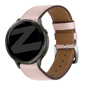 Bandz Garmin Vivomove Style Lederarmband 'Deluxe' (Rosa)