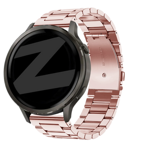 Bandz Garmin Forerunner 55 Steel Strap 'Classic' (Pink)