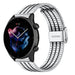 Amazfit GTR 3 (Pro) Edelstahl-Armband (Silber/Schwarz)