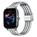 Amazfit GTS 3 Edelstahl-Armband (Silber/Schwarz)