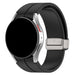 Samsung Galaxy Watch 6 Classic 47mm Silikonarmband D-Schnalle (Schwarz)