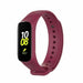Samsung Galaxy Fit e Silikonarmband (WeinrotRot)