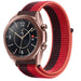 Samsung Galaxy Watch 3 41mm Nylonarmband (Kirschrot)