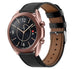Samsung Galaxy Watch 3 41mm Lederarmband (schlank-Schwarz)
