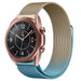 Samsung Galaxy Watch 3 41mm Milanese-Armband (Blau/Gold)