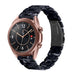Samsung Galaxy Watch 3 41mm Armband aus Harz (Schwarz/Weiß)