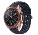 Samsung Galaxy Watch 3 - 41mm Silikonarmband mit Löchern (Dunkelblau)