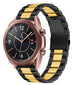 Samsung Galaxy Watch 3 41mm Stahlarmband (Schwarz/Gold)