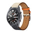 Samsung Galaxy Watch 3 45mm Lederarmband (Weiß/Dunkelblau)